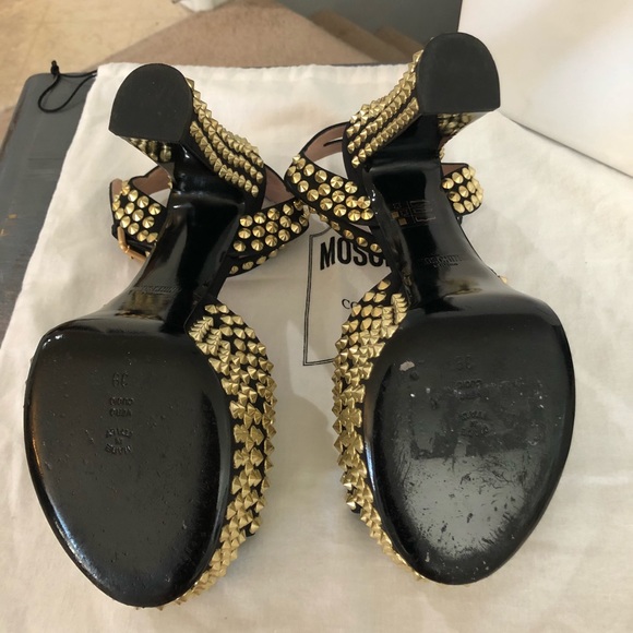 Moschino studded platform heels size 39 - Picture 5 of 5